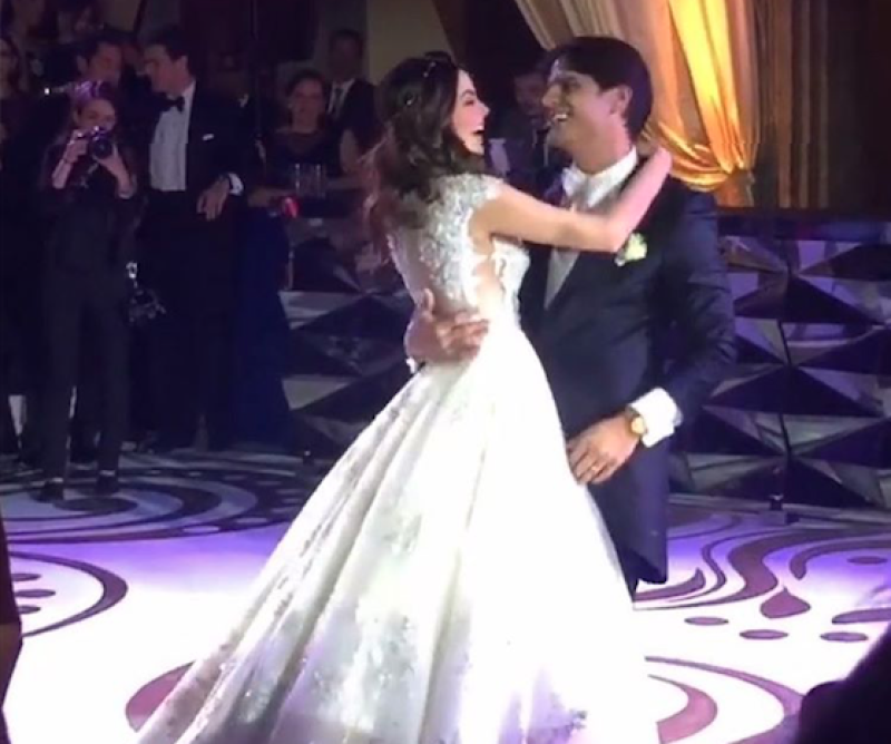 Así fue la boda de Ximena Navarrete y Juan Carlos Valladares